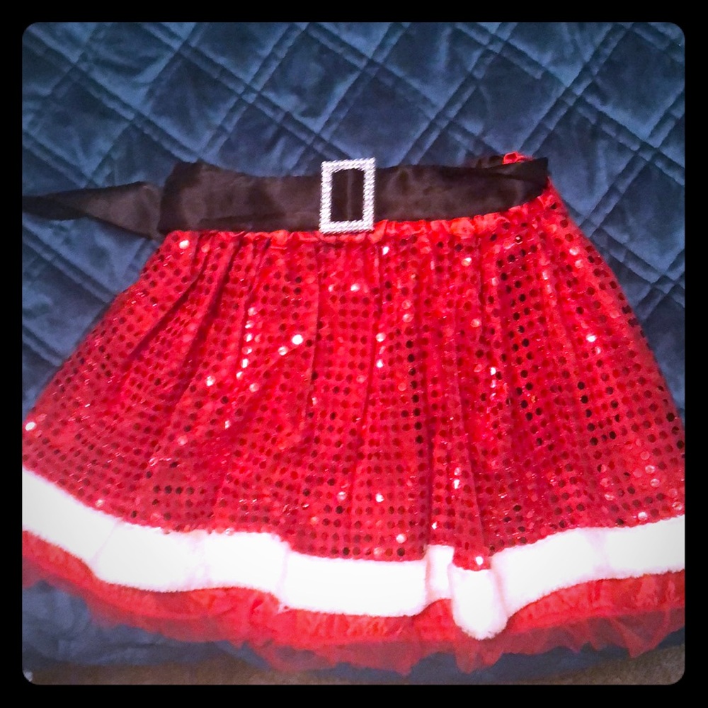 Santa costume skirt